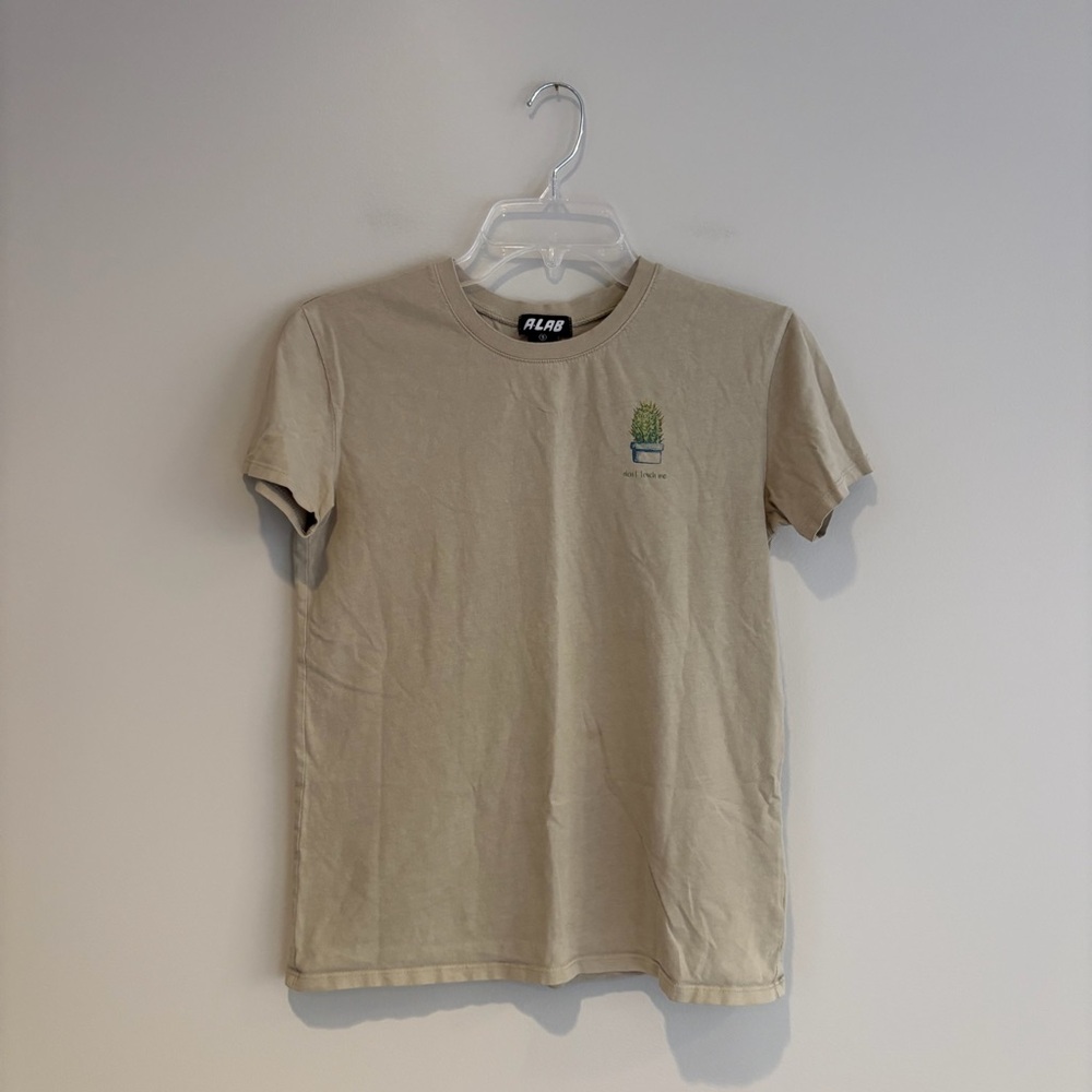 ALAB Beige Short Sleeve Sup Succa Tee